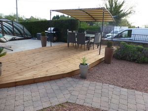 photos terrasses et améngements en bois et sur mesure